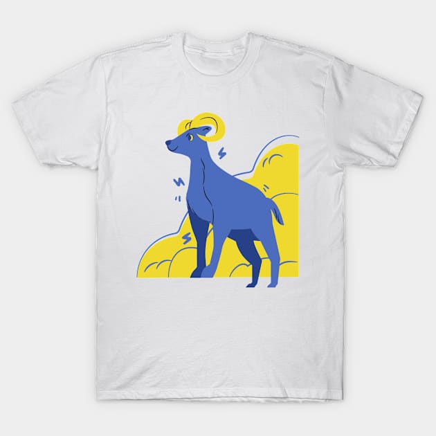 Zodiac Symbol Aries T-Shirt by TrendX